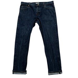 The Unbranded Brand Jeans Mens 38 Indigo Selvedge Denim Skinny UB100 Blue